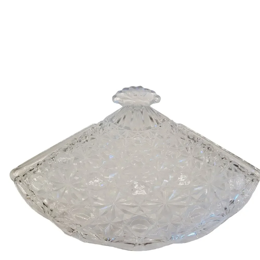 Vintage Avon Hostess Fancy Fan Soap Dish 5 Hostess Fragranced Soaps Glass Dish